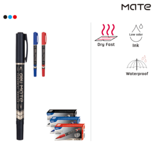DUAL TIP PERMANENT 0.5MM & 1MM (1X12)