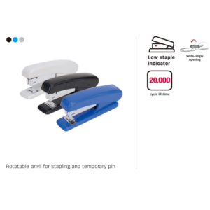 STAPLER 20 SHEETS  24/6 & 26/6 (ASST)
