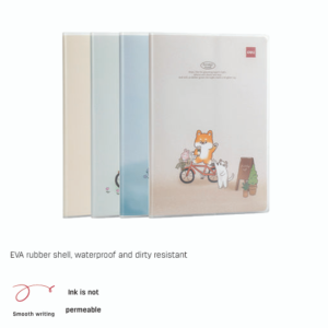 EVA COVER NOTEBOOK 203X140MM 72 SHEETS 70 GSM (HOLIDAY MOOD)