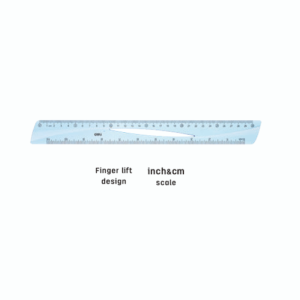 DELI RULER 30CM (BLUE)