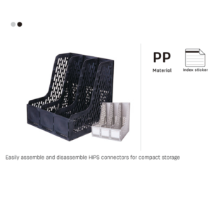 MAGAZINE RACK 3 PCS ATTACHED (GY, BK)